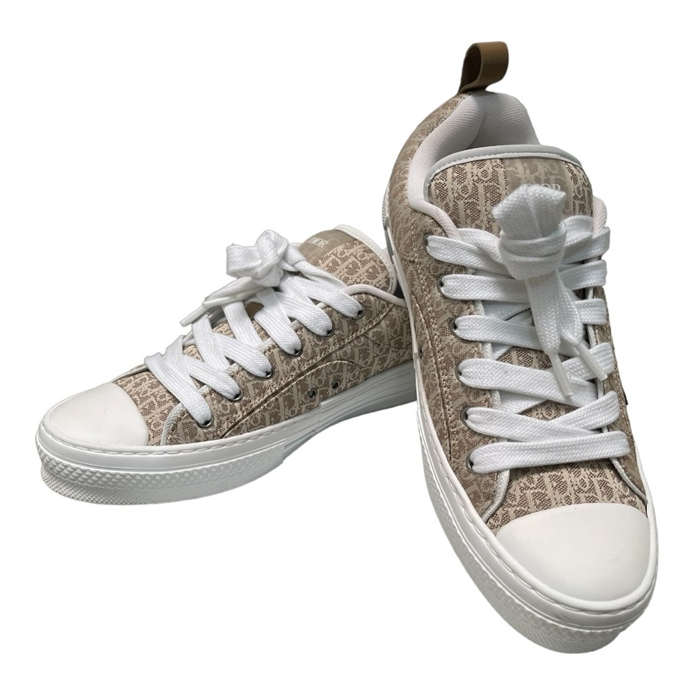 Dior B23 Skater Low Top Beige Dior Oblique Jacquar - Picture 7 of 13
